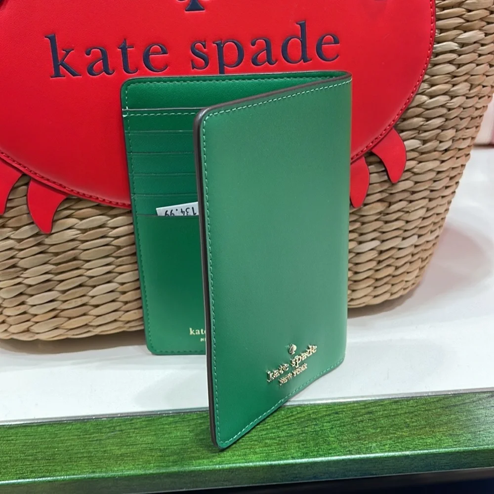Kate Spade Watermelon Passport Holder NWT